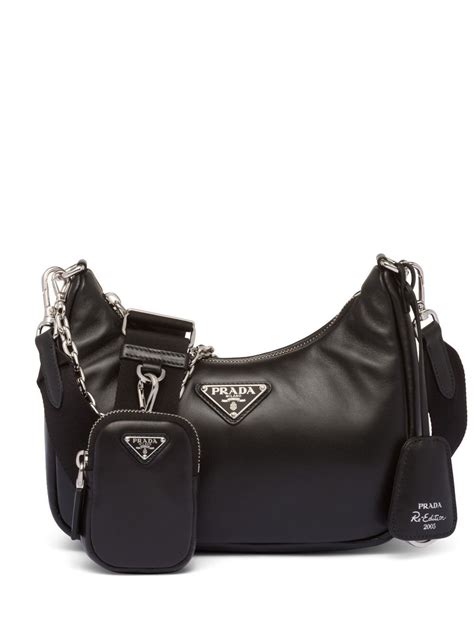 prada baguette bag glitzer|prada bag re edition.